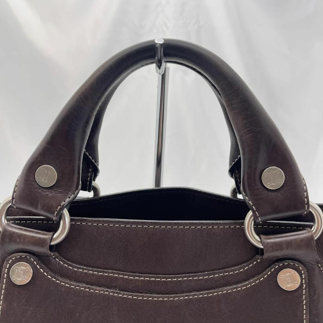 CELINE - CELINE/セリーヌ ブギーバッグ レザー ハンドバッグ CELINE - CELINE/セリーヌ ブギーバッグ レザー ハンドバッグ