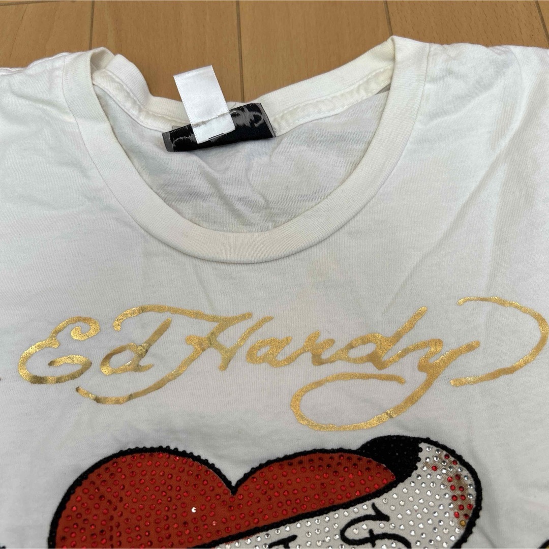 Ed Hardy - Ed Hardy エドハーディー ラインストーン Tシャツ Ed Hardy - Ed Hardy エドハーディー ラインストーン Tシャツ