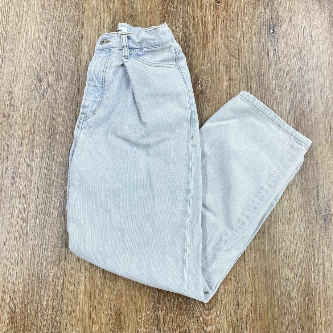 r4418 リリーブラウン LILY BROWN タックワイドデニムパンツ