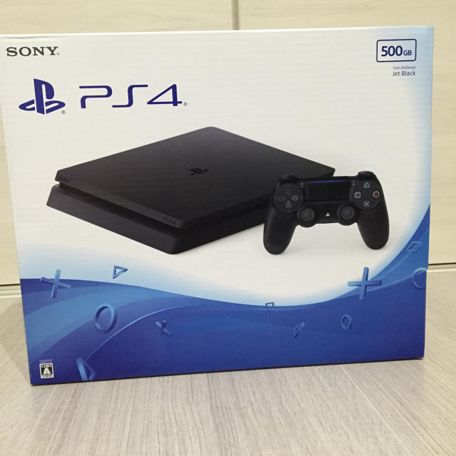 SONY(ソニー)の新品未開封 ps4 500GB CUH-2000A B01 Jet Black☆ エンタメ/ホビーのゲームソフト/ゲーム機本体(家庭用ゲーム機本体)の商品写真