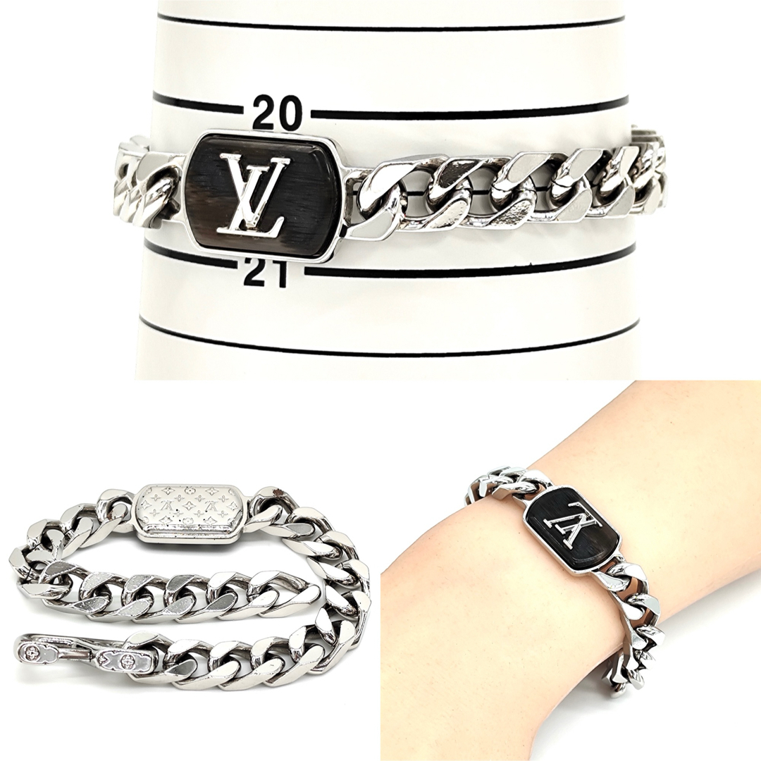 LOUIS VUITTON - ルイヴィトン M0088 ブラスレ LV シェイズ LOUIS VUITTON - ルイヴィトン M0088 ブラスレ LV シェイズ