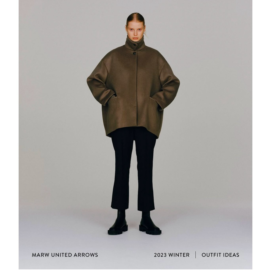 MARW UNITED ARROWS>コクーン ミドルコートの通販 by ○△□|ラクマ MARW UNITED ARROWS>コクーン ミドルコートの通販 by ○△□|ラクマ