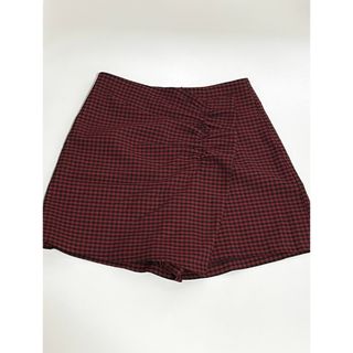 ZARA 新品 ベルベット ミニスカート xs バーガンディ レッド 赤 ZARA 新品 ベルベット ミニスカート xs バーガンディ レッド 赤