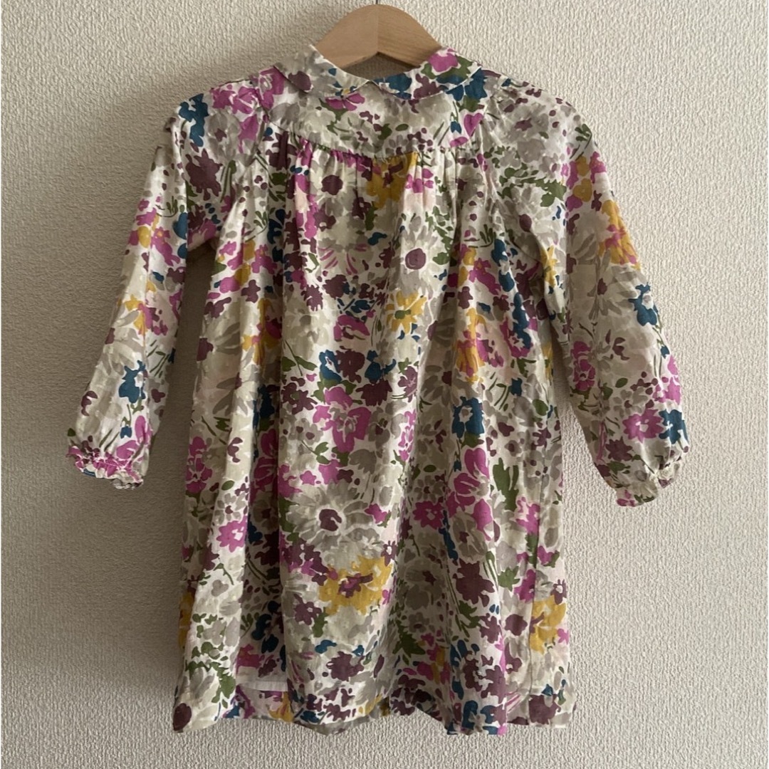 ボンポワン リバティワンピース 3a|ベビー服(~95cm) ボンポワン リバティワンピース 3a|ベビー服(~95cm)