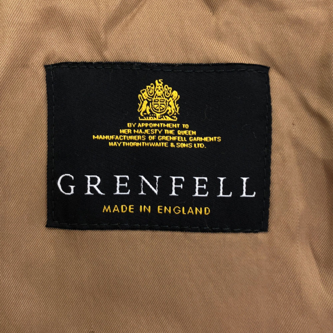 グレンフェル 英国製 ウールブレンド ダッフルコート 38