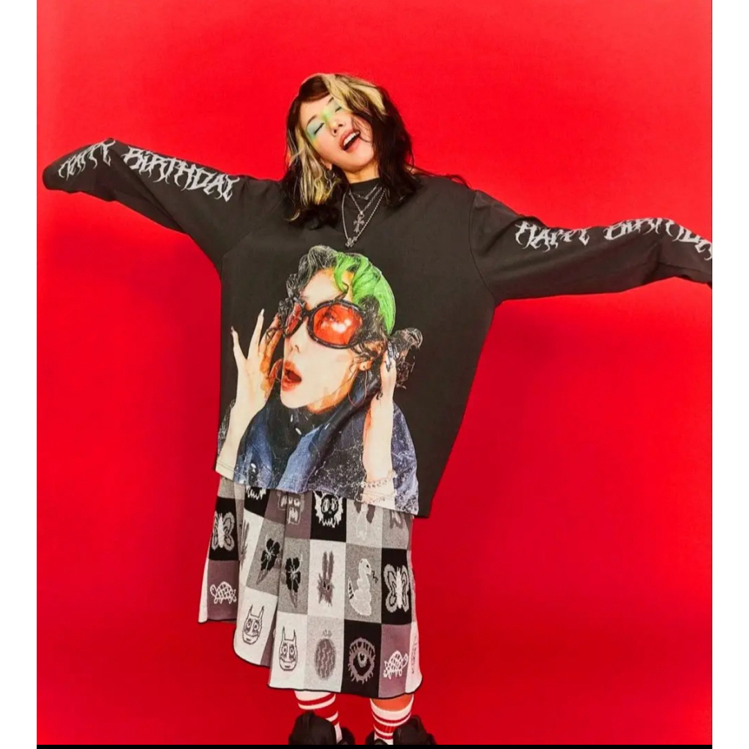 RE. アールイードット 仲里依紗 HBD Big ロンTの通販 by RE. アールイードット 仲里依紗 HBD Big ロンTの通販 by
