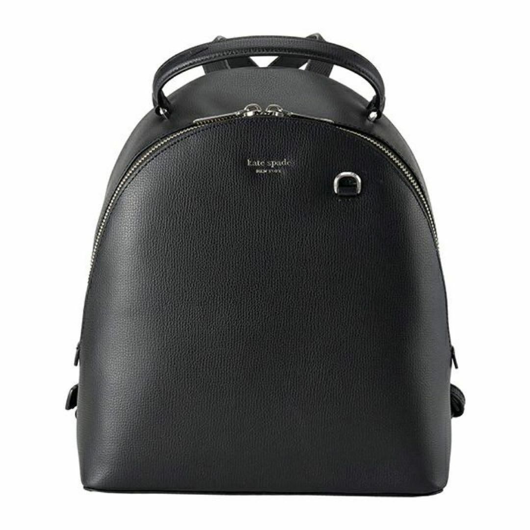 kate spade NEW YORK - ケイトスペード グレインレザーリュックサック シルビア ミディアム ブラック