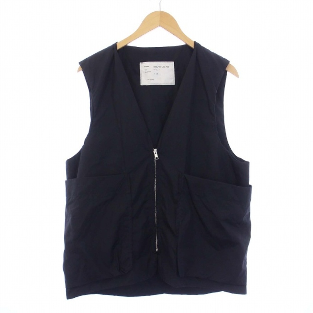 CAMIEL FORTGENS ZIP VEST ジップベスト Vネック 黒 トップス CAMIEL FORTGENS ZIP VEST ジップベスト Vネック 黒 トップス