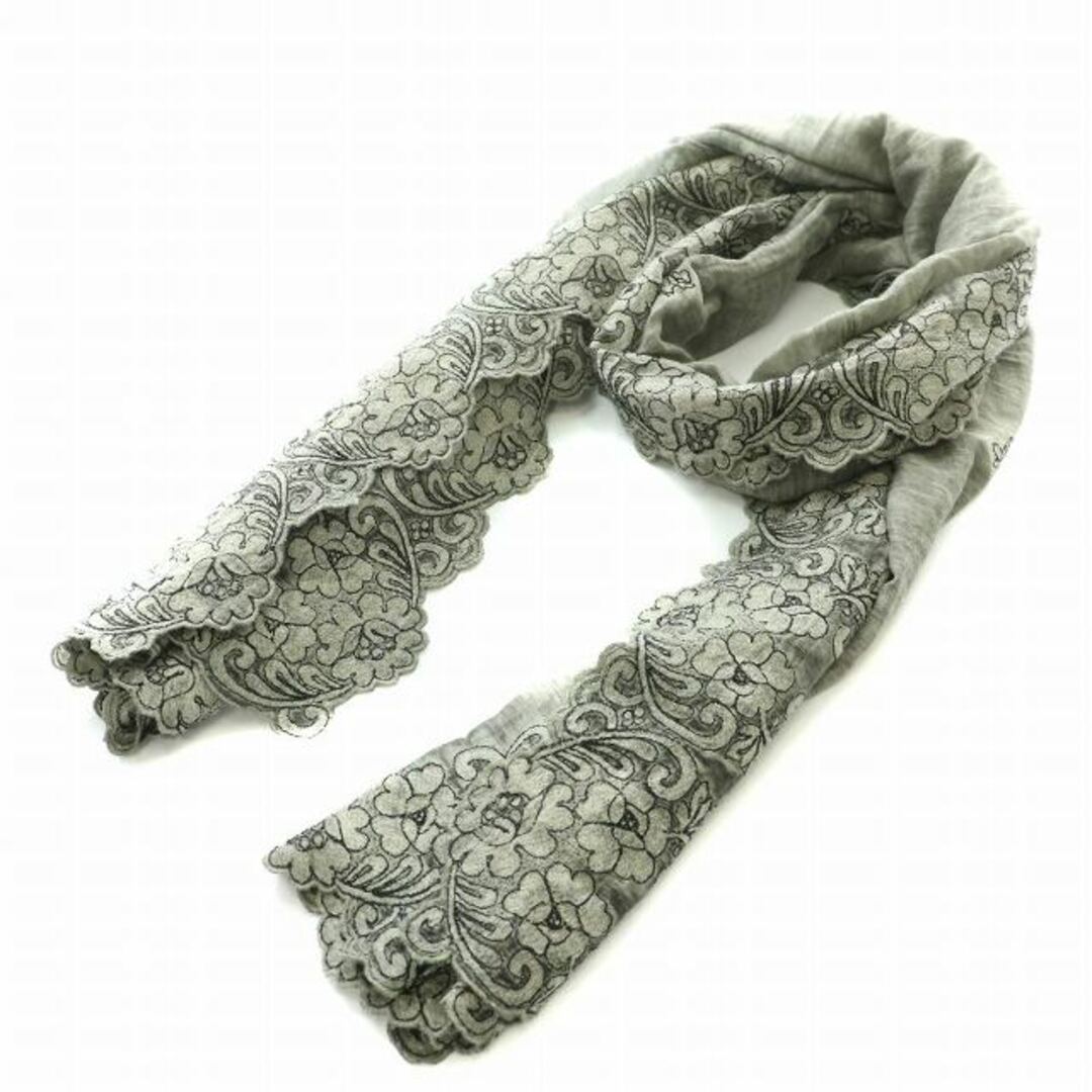 Faliero Sarti 花柄シフォンストール Faliero Sarti 花柄シフォンストール