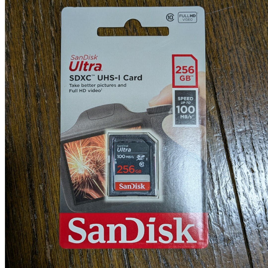 SANDISK SDカード UHS1 Class10/256GB SDSDUN… スマホ/家電/カメラのPC/タブレット(PC周辺機器)の商品写真