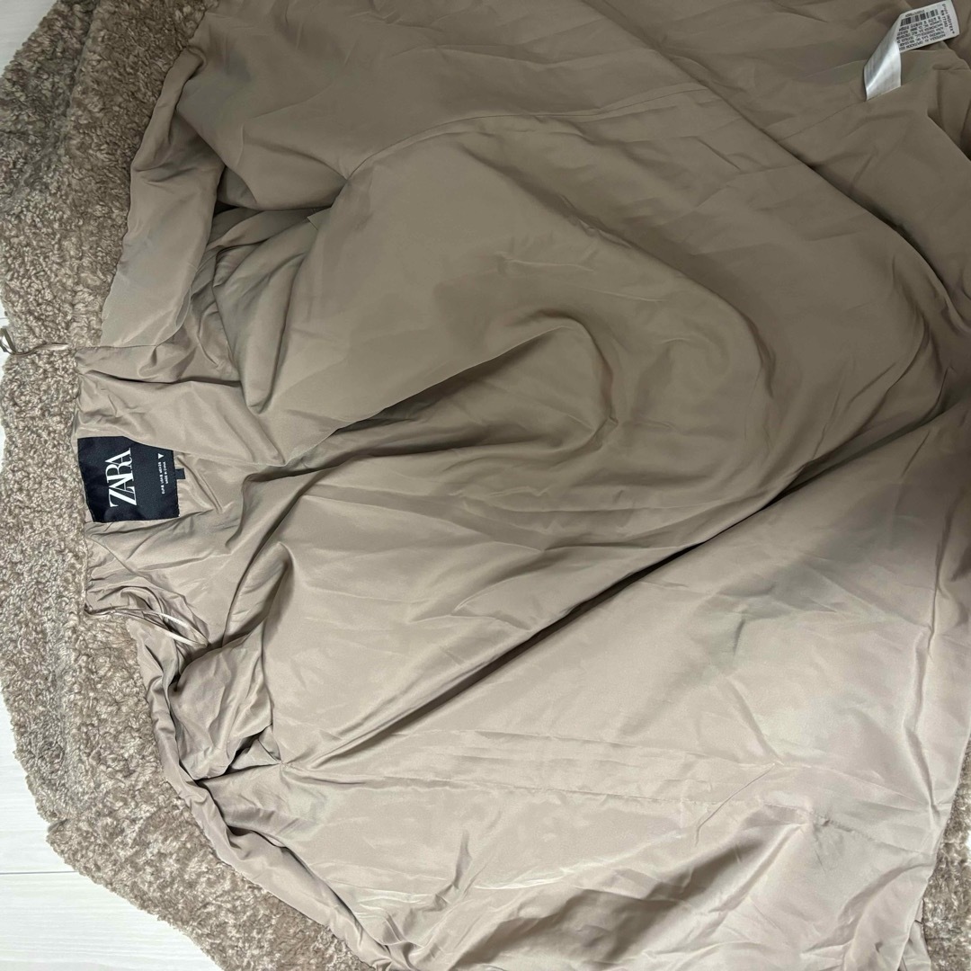 ZARA - ZARA テディベア コート ジャケット ソフトテクスチャー ZARA - ZARA テディベア コート ジャケット ソフトテクスチャー