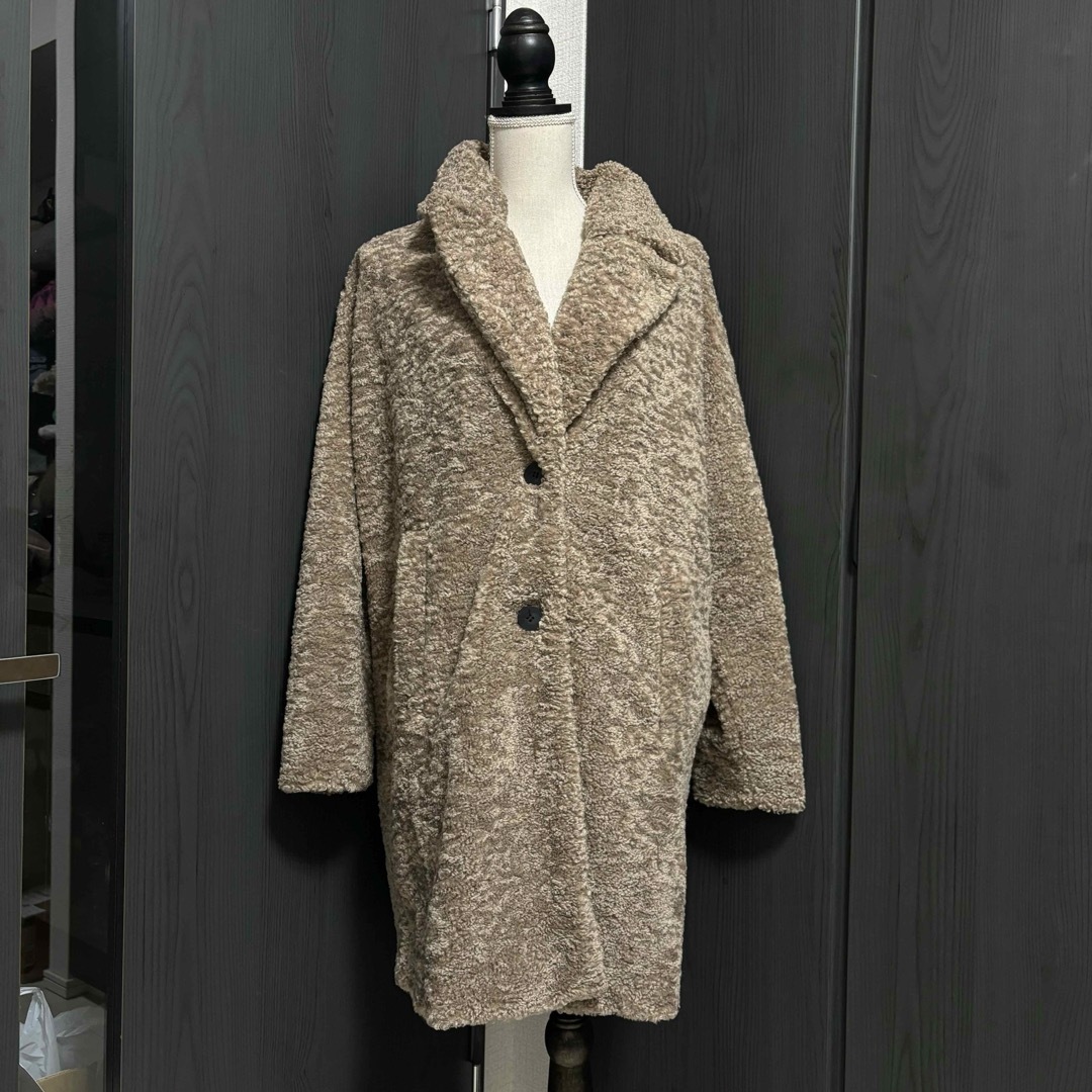 ZARA - ZARA テディベア コート ジャケット ソフトテクスチャー ZARA - ZARA テディベア コート ジャケット ソフトテクスチャー