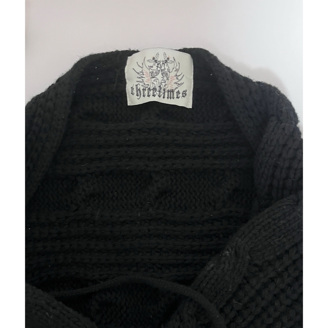 threetimes ケーブルボレロ black threetimes ケーブルボレロ black