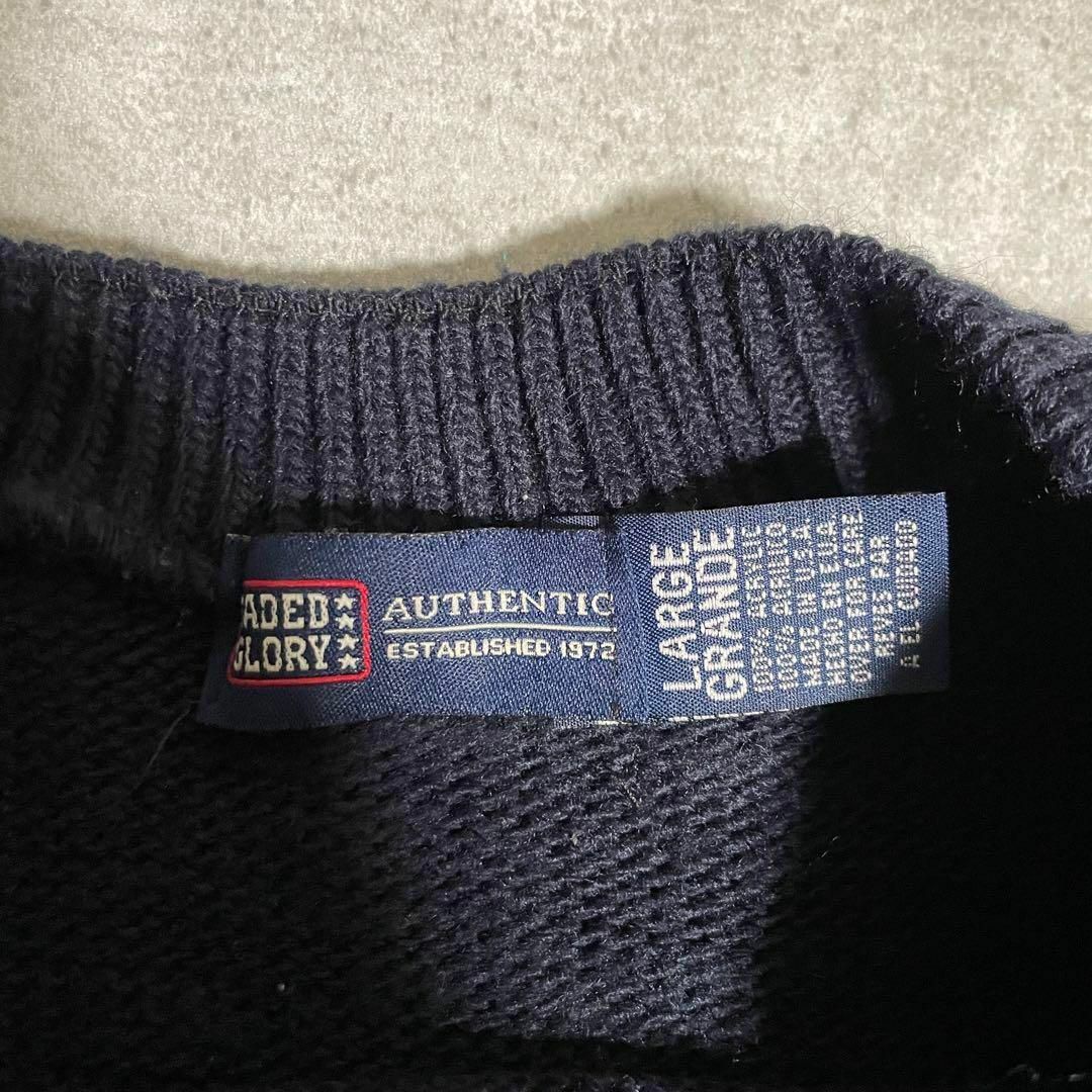 MADE IN USA - ニット 90s USA製 星条旗 国旗 アメリカ MADE IN USA - ニット 90s USA製 星条旗 国旗 アメリカ