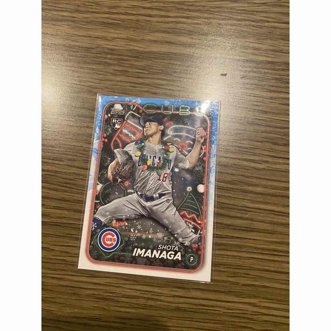 Topps(トップス)の【今永昇太】topps HOLIDAY MEGA box 2024 エンタメ/ホビーのトレーディングカード(シングルカード)の商品写真
