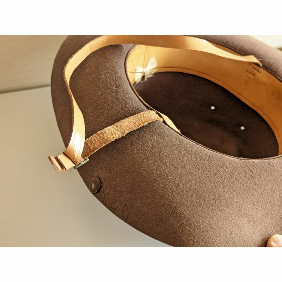 Dunn&Co WW2 イギリスヴィンテージ スローチハット 58cm ハット Dunn&Co WW2 イギリスヴィンテージ スローチハット 58cm ハット