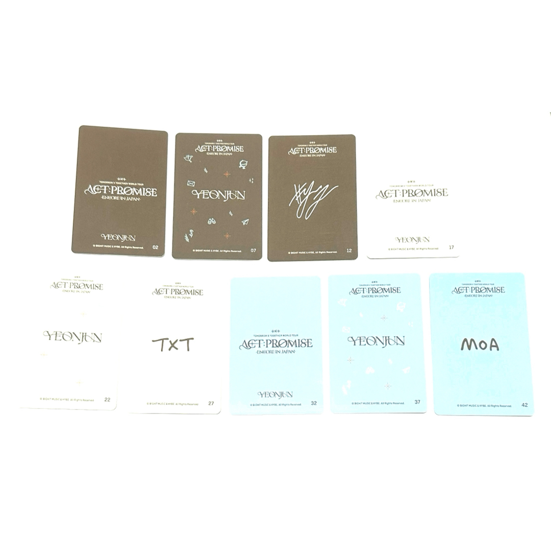 TOMORROW X TOGETHER - TXT ACT:PROMISE アンコン ライブフォト TOMORROW X TOGETHER - TXT ACT:PROMISE アンコン ライブフォト