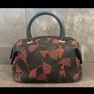 印傳屋ベネッセージハンドバッグ