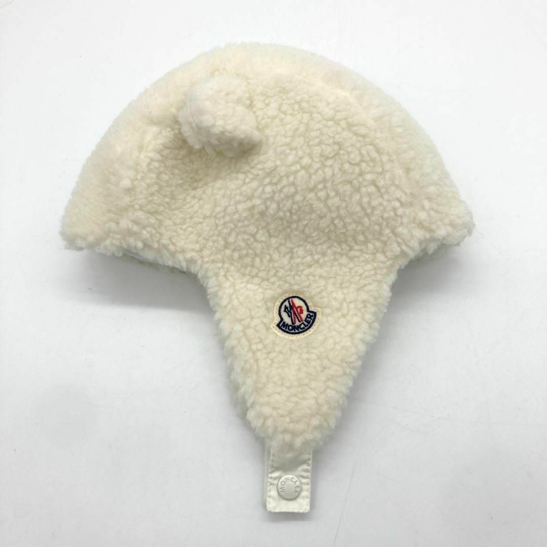 MONCLER - 【現行☆極美品】MONCLER ボアキャップ クマ耳 CUFFIA MONCLER - 【現行☆極美品】MONCLER ボアキャップ クマ耳 CUFFIA