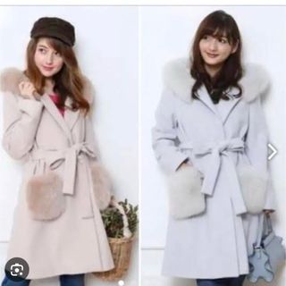 Apuweiser-riche - フードファー付5wayコートの通販 by たむ's Apuweiser-riche - フードファー付5wayコートの通販 by たむ's