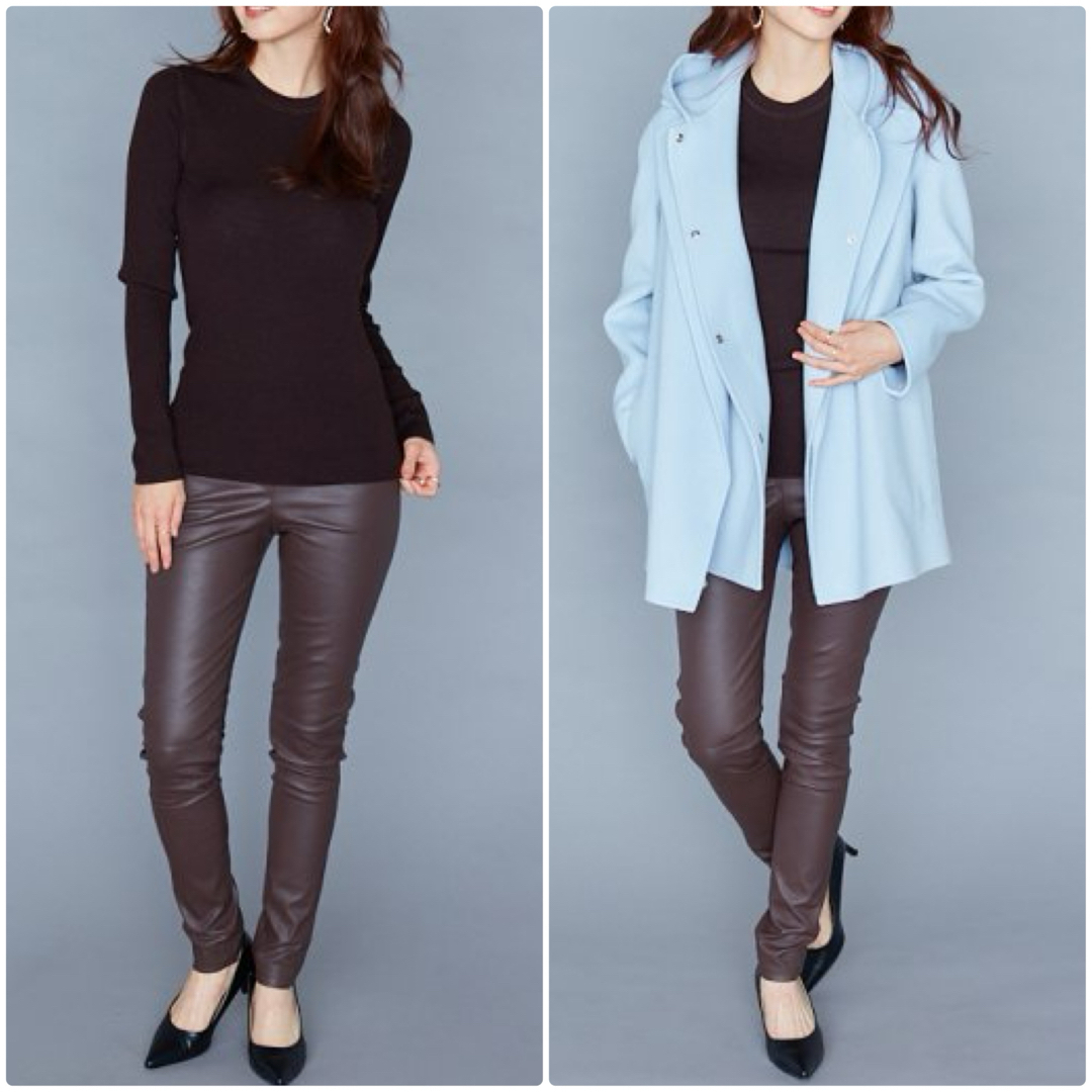Theory - 新品 theory 22AW レザーパンツ レザーレギンス Theory - 新品 theory 22AW レザーパンツ レザーレギンス