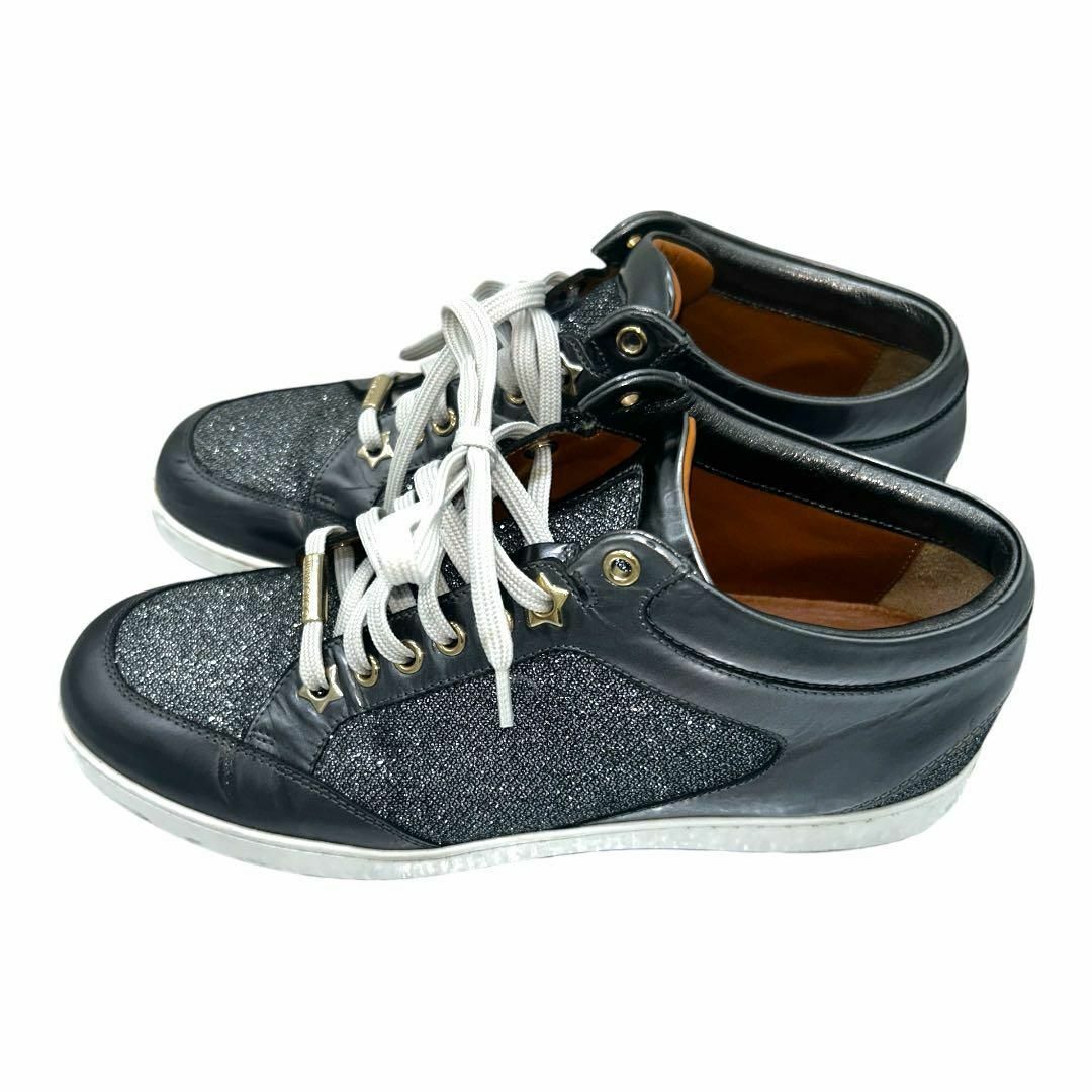JIMMY CHOO】ジミーチュウ グリッター スニーカー スター ゴージャス JIMMY CHOO】ジミーチュウ グリッター スニーカー スター ゴージャス