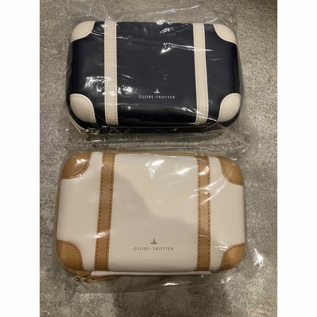 ANA GLOBE-TROTTER 悪かっ アメニティポーチ2個 グローブトロッター ANA GLOBE-TROTTER 悪かっ アメニティポーチ2個 グローブトロッター