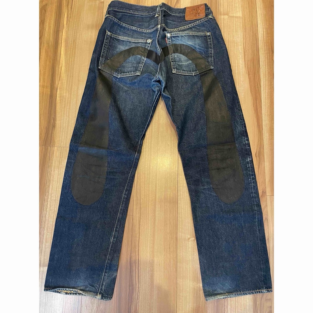 EVISU - サイズ36 NO1スペシャル 黄耳 黒大黒 エヴィス エビスの EVISU - サイズ36 NO1スペシャル 黄耳 黒大黒 エヴィス エビスの