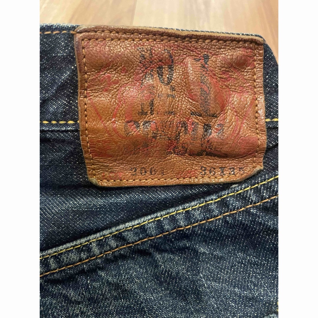 EVISU - サイズ36 NO1スペシャル 黄耳 黒大黒 エヴィス エビスの EVISU - サイズ36 NO1スペシャル 黄耳 黒大黒 エヴィス エビスの