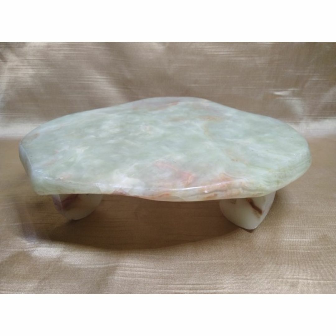 台座 翡翠 たぶん台湾 18x16x5cm 856g 台座 翡翠 たぶん台湾 18x16x5cm 856g