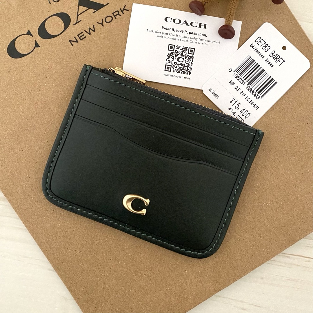 COACH コインケース ダークグリーン 小銭入れ財布 コインケース COACH コインケース ダークグリーン 小銭入れ財布 コインケース