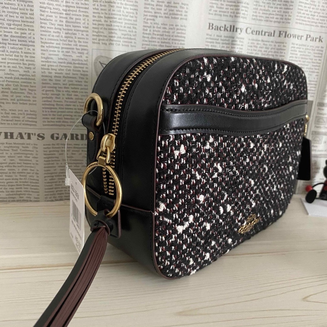 定価4.9万円 新品 COACH コーチ ショルダーバッグ ブラック 黒色 定価4.9万円 新品 COACH コーチ ショルダーバッグ ブラック 黒色