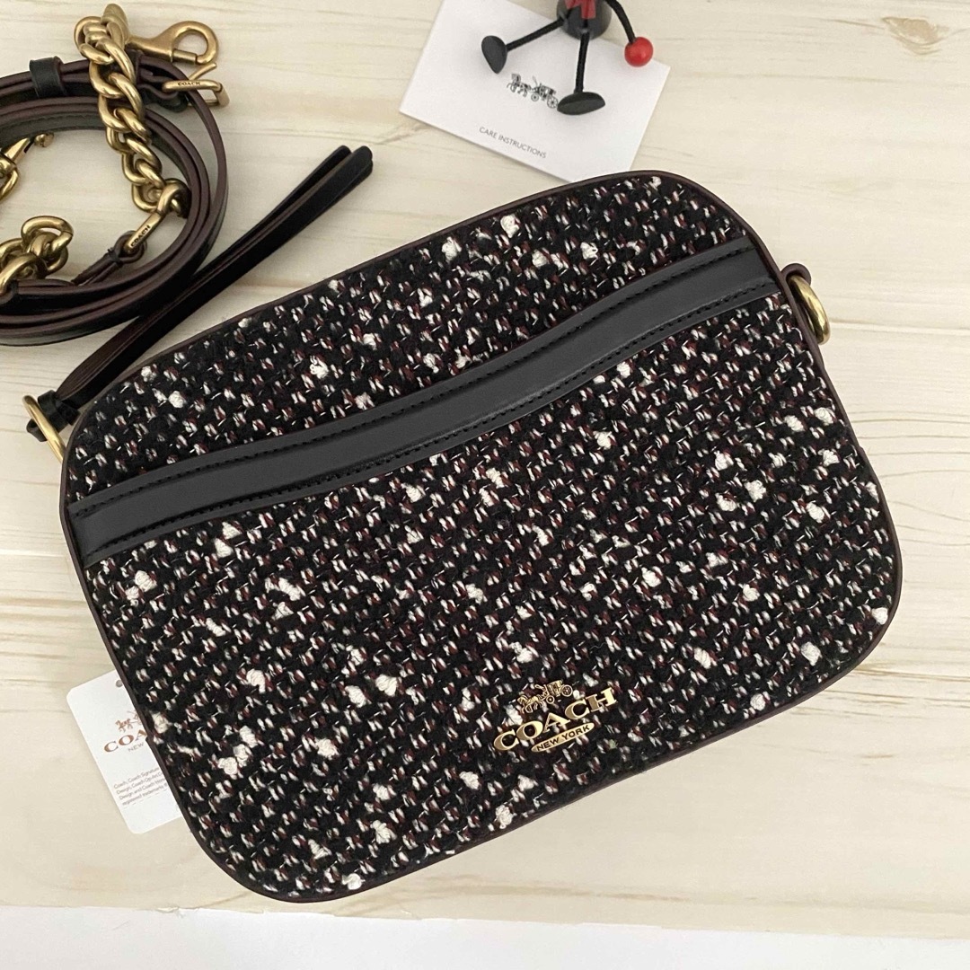 定価4.9万円 新品 COACH コーチ ショルダーバッグ ブラック 黒色 定価4.9万円 新品 COACH コーチ ショルダーバッグ ブラック 黒色