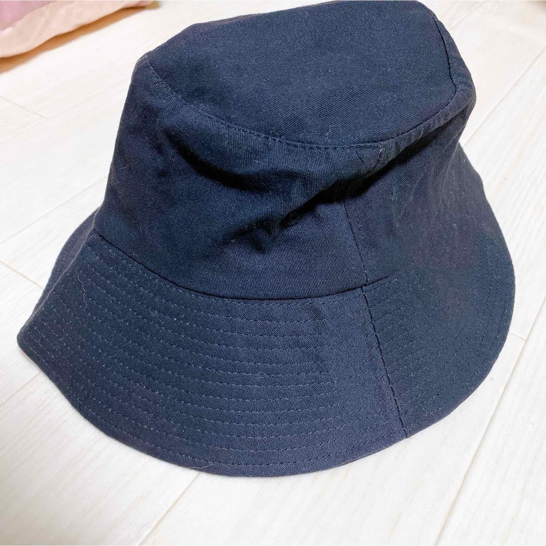 黒 バケハ レディースの帽子(ハット)の商品写真