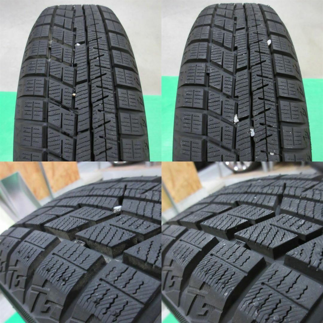 ルークス 155/65R14 2023年超バリ山スタッドレス スペーシア タント 自動車/バイクの自動車(タイヤ・ホイールセット)の商品写真