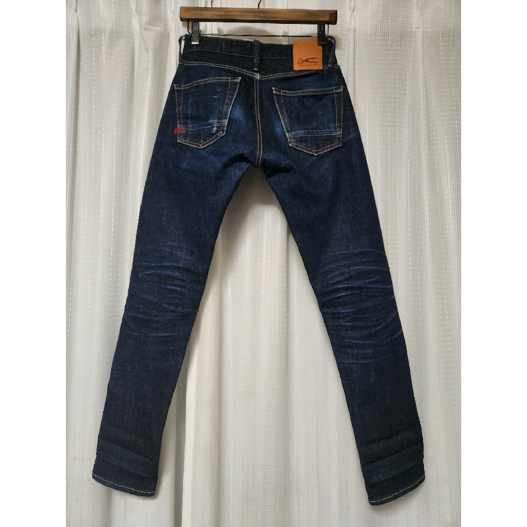美品】デンハム RAZOR MIJMANNSV 340本 ストレッチ W27 デニム 美品】デンハム RAZOR MIJMANNSV 340本 ストレッチ W27 デニム