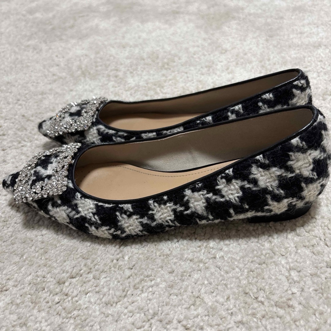 オーガ OHGA ツイード ビジュー パンプス 23cm オーガ OHGA ツイード ビジュー パンプス 23cm