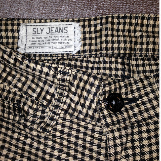 SLY(スライ)のSLY / チェックパンツ レディースのパンツ(デニム/ジーンズ)の商品写真