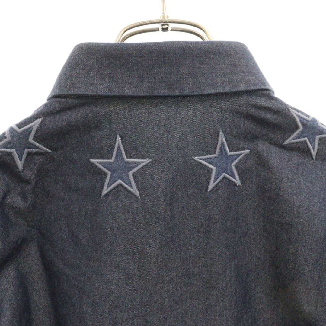GIVENCHY ジバンシィ Star Denim L/S Shirt スター刺繍 デニム GIVENCHY ジバンシィ Star Denim L/S Shirt スター刺繍 デニム