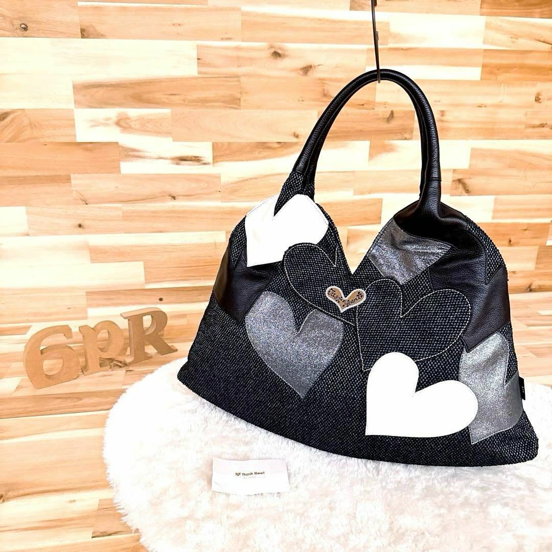 Think Bee! - 美品【シンクビー】ジャガード レザー ハート Think Bee! - 美品【シンクビー】ジャガード レザー ハート