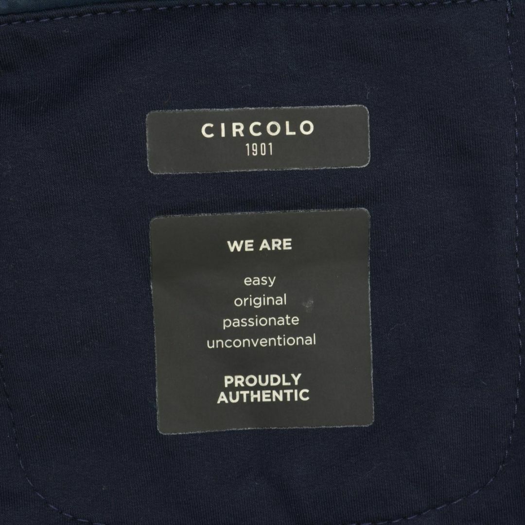 CIRCOLO1901】長袖コットンジャージーテーラードジャケット CIRCOLO1901】長袖コットンジャージーテーラードジャケット