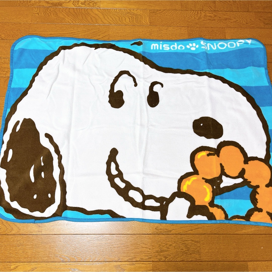 贅沢屋の SNOOPY 70×100㎝の ブランケット 【新品】ミスド×スヌーピー - ブランケット