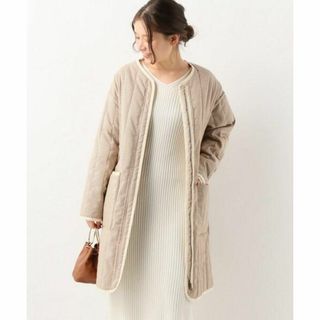 SLOBE IENA チェックキルティングリバーコート