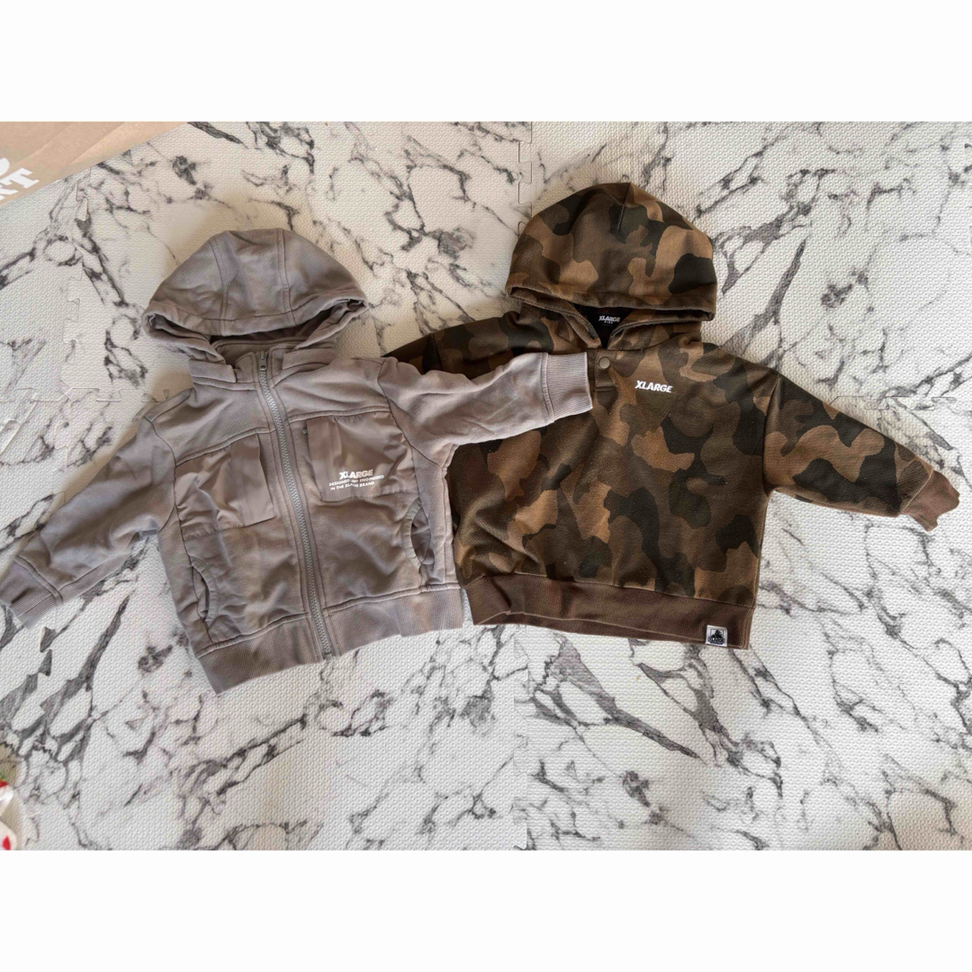 XLARGE(エクストララージ)のXLARGE 2点セット 90cm キッズ/ベビー/マタニティのキッズ服男の子用(90cm~)(ジャケット/上着)の商品写真