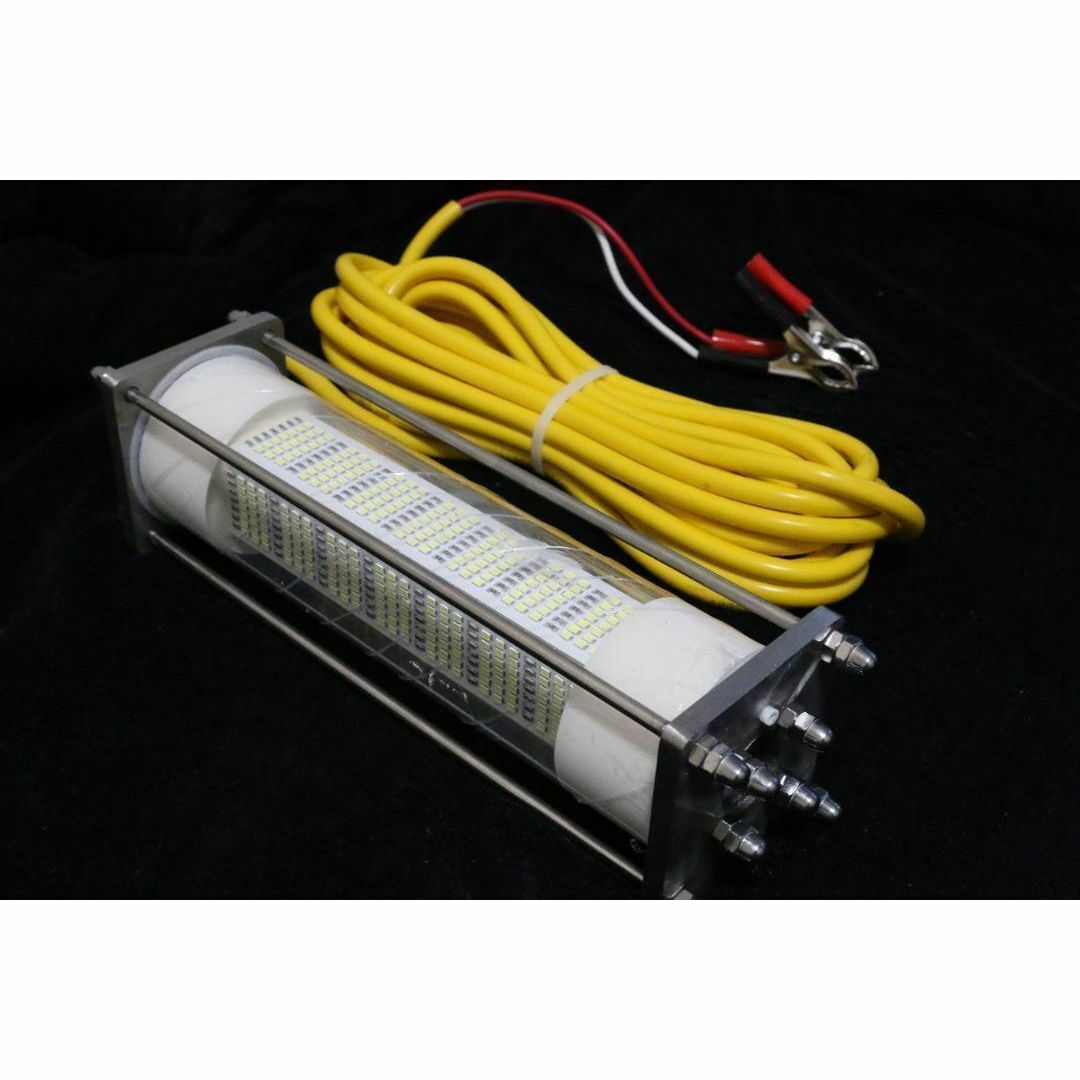 240W 集魚灯【電球色】DC12V LED 水中ライト 7mコード 付 240W 集魚灯【電球色】DC12V LED 水中ライト 7mコード 付