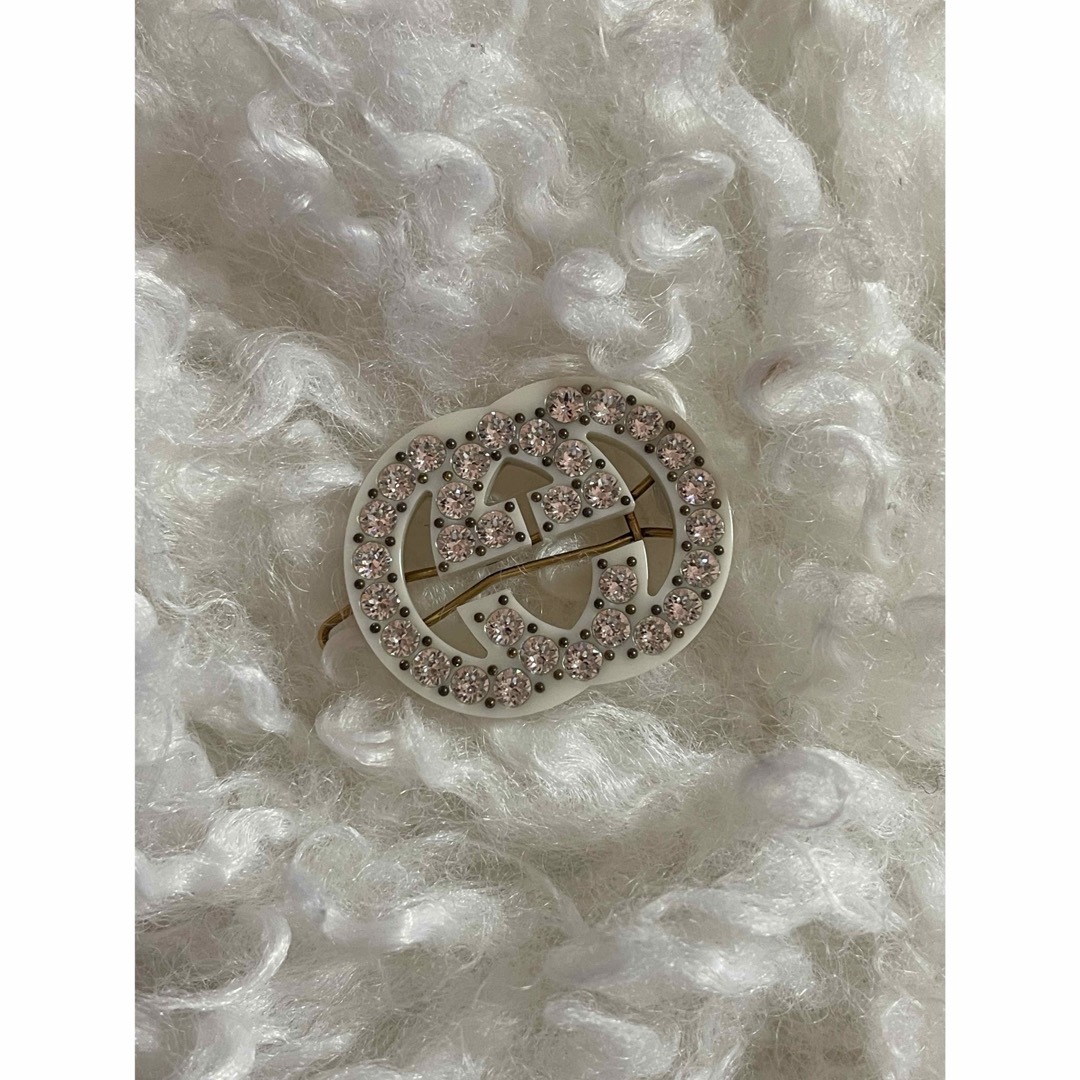 GUCCI クリスタル インターロッキングG ヘアクリップ GUCCI クリスタル インターロッキングG ヘアクリップ