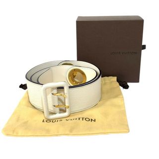 ルイヴィトン(LOUIS VUITTON)のルイヴィトン サンチュール ベルト スハリレザー シャレード M9720 真贋済(ベルト)