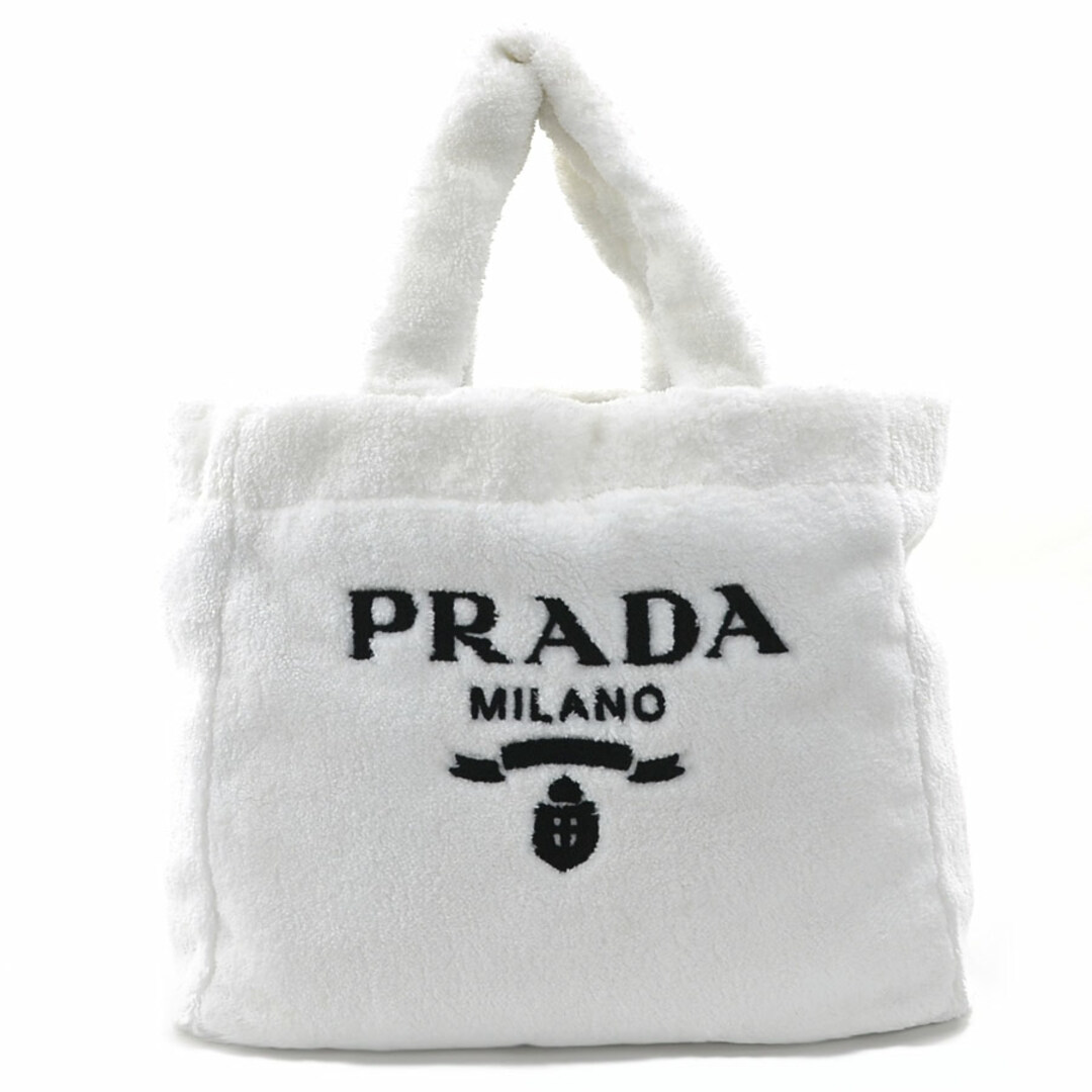 プラダ PRADA ハンドバッグ トートバッグ TERRY パイル ホワイト プラダ PRADA ハンドバッグ トートバッグ TERRY パイル ホワイト