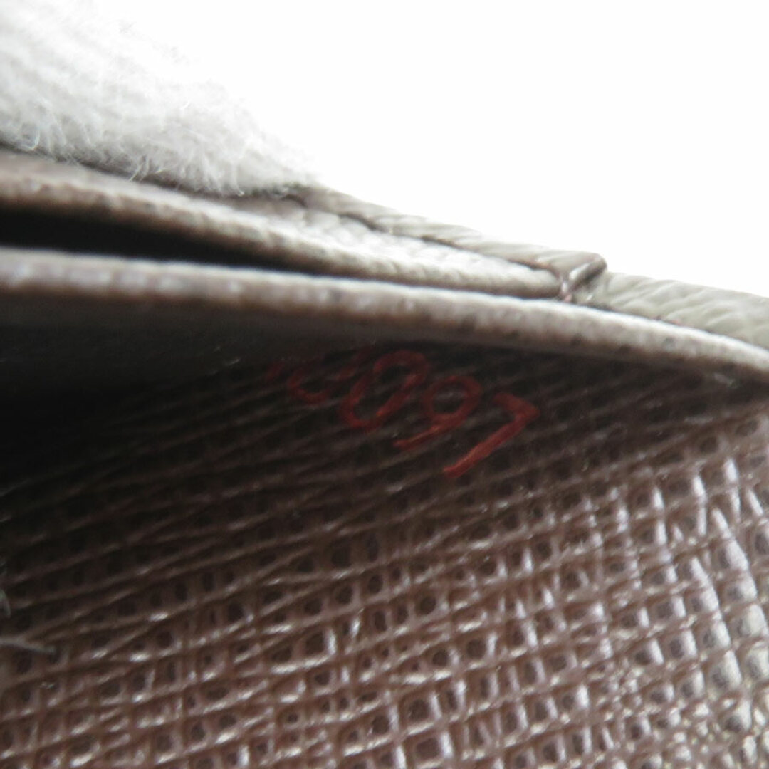 ルイ ヴィトン LOUIS VUITTON 二つ折り財布 ダミエ ポルトモネ ルイ ヴィトン LOUIS VUITTON 二つ折り財布 ダミエ ポルトモネ