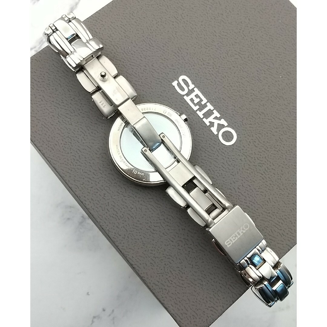 SEIKO - セイコー エクセリーヌ 電波ソーラー 美品 9P SEIKO - セイコー エクセリーヌ 電波ソーラー 美品 9P